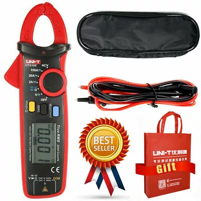 UNI-T UT210E Clamp Meter Digital Multimeter Handheld RMS AC/DC Mini Resista ✦Kd • $41.59