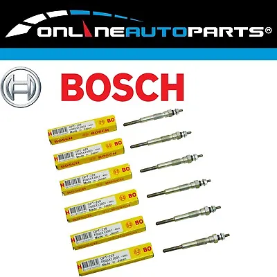 6x 24 Volt Bosch Diesel Glow Plugs For HJ60 2H 4.0L 10/82-8/87 60 Series • $119.95