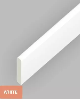 £5.79 • Buy 1.5m X 20mm White UPVC Plastic Trim Cloaking Fillet Window Bead COILED