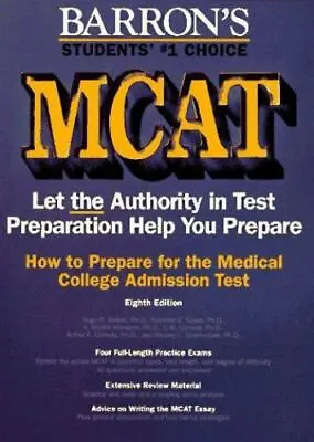 $10 • Buy Barron's How To Prepare For The Medical College Admission Test, MCAT By Hugo R.