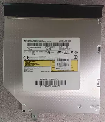 HP TouchSmart 15-d037dx 15.6  Super Multi DVD-RW Burner Drive GU90N 747125-001 • $8.99