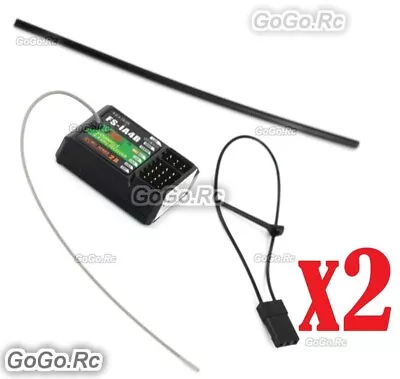 2 Pcs Flysky FS-iT4S 2.4GHz RC System Boat And Car Receiver IA4B • $25.26