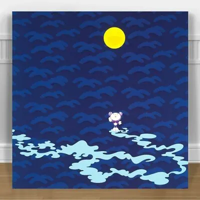 TAKASHI MURAKAMI - SUN MOON FLOWER CANVAS PRINT 24x24  JAPANESE POP ART • $22.83