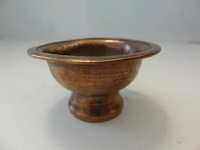 Antique Mongolian Tibetan  Buddhist Copper Offering Bowl • $29.99