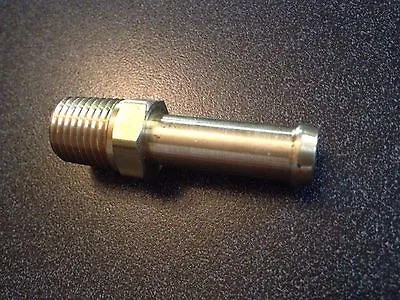 10 - 3/8 Hose Barb X 1/4 Male NPT Brass Pipe Fitting Thread Fuel Oil Water Air • $10