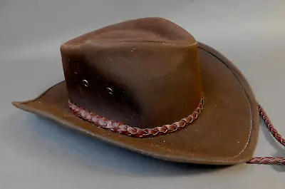 Outback Trading Company Hat Oilskin Unisex Model Grizzly Size M KL/UJ • £34.99