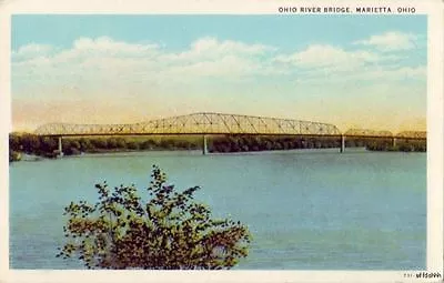 Marietta Oh Ohio River Bridge Publ Robbins & Son • $7.49
