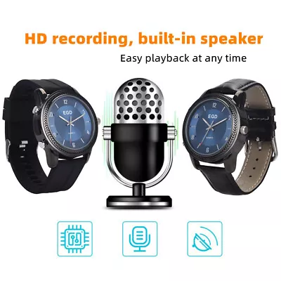 32GB Wrist Watch Voice Recorder Digital Audio Sound Recorder Mini MP3 Player AU • $48.49