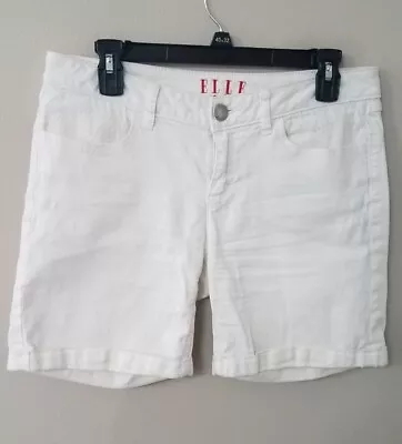 Women's Size 6 White Shorts By ELLE Paris • $8