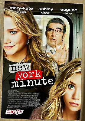 New York Minute MOVIE POSTER  (DS) 27x40 Mary-Kate & Ashley Olsen - Eugene Levy • $9.95