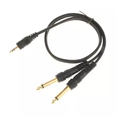 £6.91 • Buy Stereo 3.5mm To Dual 6.5mm M/M Jack Mixer Amp Y Splitter Audio Cable Cord