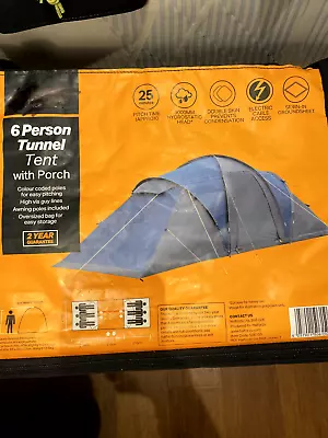 £154.99 • Buy NEW - Halfords Premium 6 Person Vis A Vis Tent  FREE POST