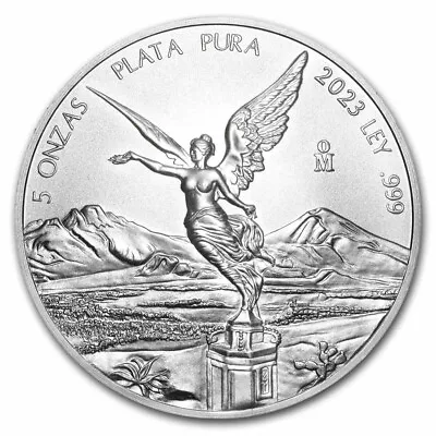 2023 Mexico 5 Oz Silver Libertad BU • $245.64