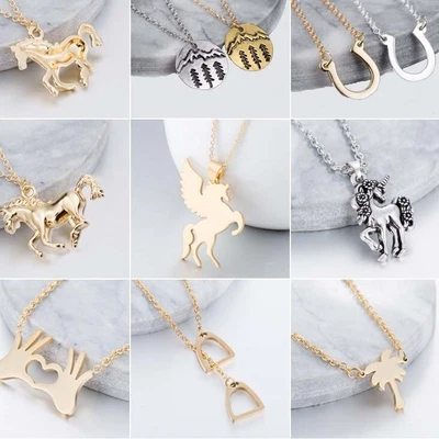 $8.07 • Buy Vintage Horse Pendant Necklace Animal Shape Necklaces Unisex Jewelries Gifts 1PC