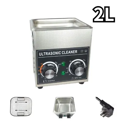 2L Ultrasonic Cleaning Machine Watch Jewelry Glasses Ultrasound Cleaner Heating • $202.65