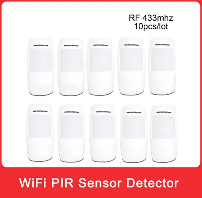 8pcs Wireless Motion Detector PIR Sensor IR Sensor Home Security Alarm 433mhz • $59.99