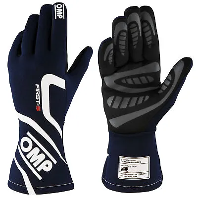 OMP First S Race Gloves FIA 8856-2018 Approved - Race / Rally / Motorsport • $93.06