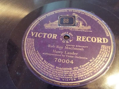 $19.99 • Buy 78 12  HARRY LAUDER Victor 70004 ROB ROY MacINTOSH VG+