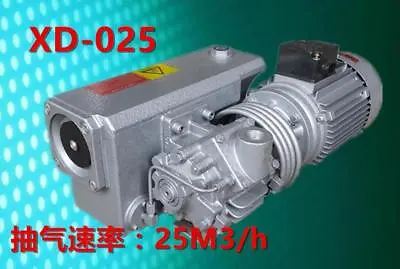 $348.74 • Buy 220V Rotary Vane Vacuum Pumps Suction Pump Vacuum Machine Motor XD-025 O