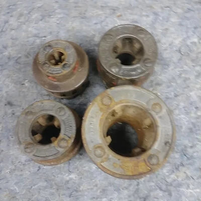 $65 • Buy Vintage Ridgid 111-R 1/8  1/2  3/4  1 1/4   Pipe Die Heads