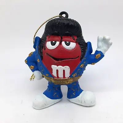 Elvis  M & M 's Kurt Adler Holiday Tree Ornament Christmas MM Red Blue Suit Nice • $9.95