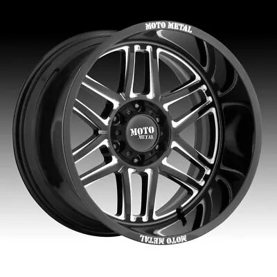 Moto Metal MO992 Folsom Gloss Black Milled 22x10 5x5 -18mm (MO99222050318N) • $340.36