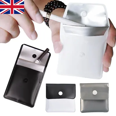 £2.65 • Buy 1/6 × Pocket Ashtray Portable Smoking Cigarette Ash Pouch Fireproof Odorless Bag
