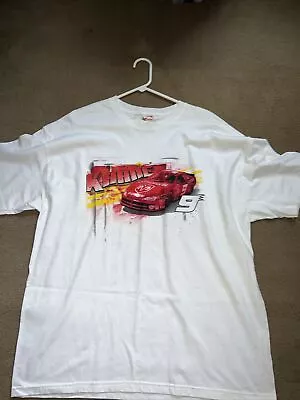 Vintage Nascar 2001 Countdown Dodge Evernham Motorsports White T Shirt L • $1