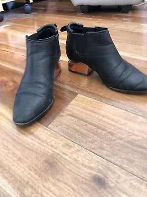 $49 • Buy Alexander Wang Rose Gold Kori Boots