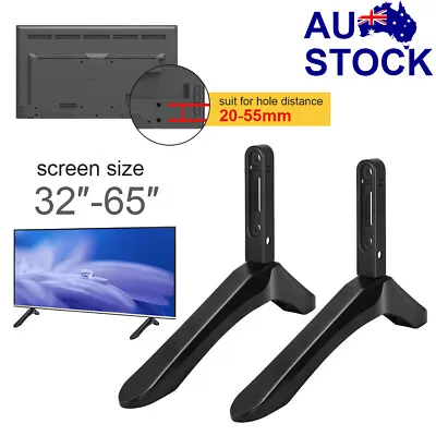 $25.80 • Buy TV Stand Base Mount Cabinet Television Bracket For 32- 65Inch Samsung Sony LCD