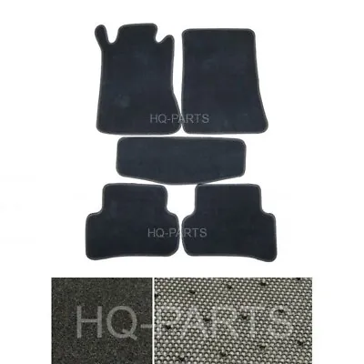 New 5 PCS Black Nylon Carpet Floor Mats Fit For 01-07 Mercedes Benz W203 C-Class • $49.88