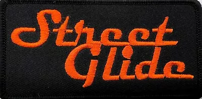 Street Glide Motorcycle Embroidered Vest Iron On Patch Harley Biker Chopper O-16 • $6.24