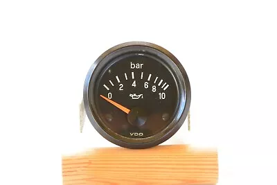 Porsche 924 Oil Pressure VDO Bar Gauge 52mm # 477919551E 12.80 • $80