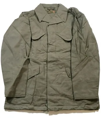 Medium -Dutch Army NATO M65 Field Jacket Parka Cold Weather OD Green Netherlands • $47.95