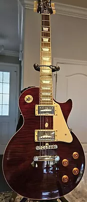 Epiphone Les Paul Standard Plus Top 2006 - Wine Red • $465