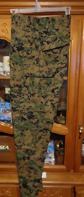 USMC MARPAT Trouser Combat Pant WOODLAND MEDIUM REGULAR NEW WITH OUT TAG MR NWOT • $46.75