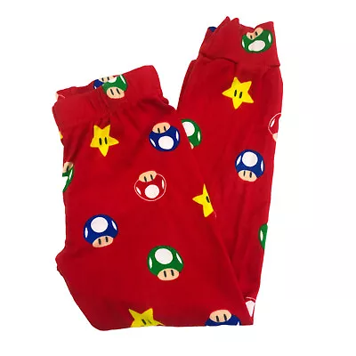 Mario Boys Size 6 Pull-On Pajama Pants Red • $0.99