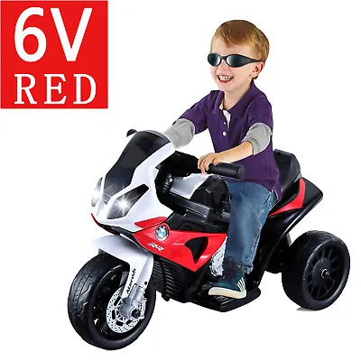6V Electric Kids Motorbike Ride On Toy Car Battery Operated Children W/ Sound • £72.99