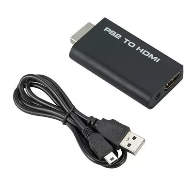 PS2 To HDMI Video Converter Adapter With 3.5mm Audio Output For HDTV Monitor US • $5.99