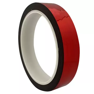 Red Metalized Polyester Mylar Film Tape 3/4 Inch X 55 Yds. Red TapeMirror Tape • $11.75