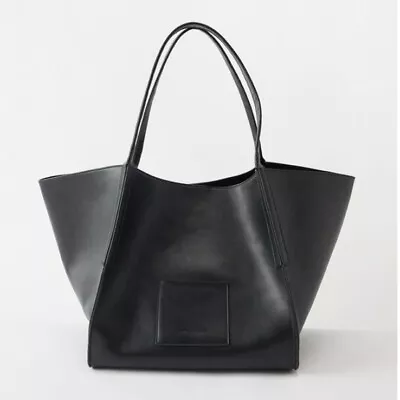 C&M CAMILLA & MARC Vincent Land Scape Genuine Leather Tote Bag #34166 • $200