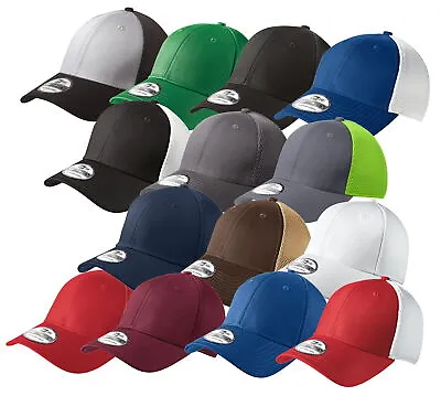 $15.95 • Buy New Era 39THIRTY Mesh Back Flex Stretch Hat Blank Cap