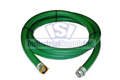 PVC Green Standard Suction Hose | 2  X 20 FT | Pin Lug Style | Assembly | FS • $98.60