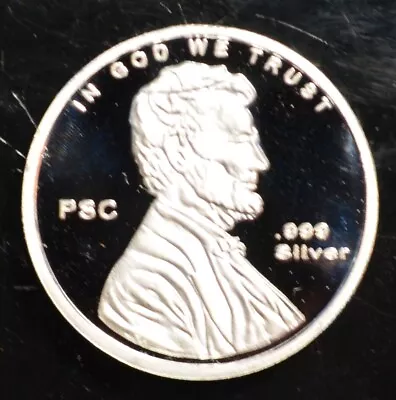 $6.11 • Buy Penny Design - 1/10 Oz. Pan Silver Company .999 Fine Pure Solid Silver Bullion