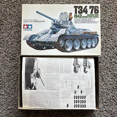 Tamiya - T34/76 1942 Production Model Russian Tank - 1/35 - #35049 • $45