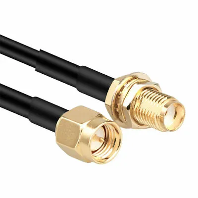 £4.69 • Buy 1m To 5m SMA Male To Female Coaxial Extension Cable Antenna Wi-F Router UK 