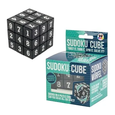 £9.90 • Buy Sudoku Cube Puzzle Game Toy Twist Turn Maths Educational Stocking Filler Xmas UK