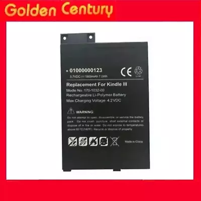 *2023* New Battery For Amazon Kindle 3 III 3G WIFI D00901 Keyboard 170-1032-01 • $31.95