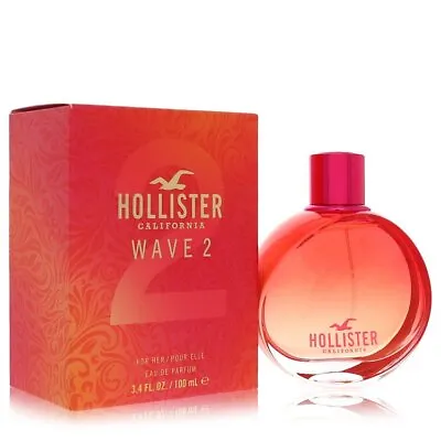 Hollister Wave 2 By Hollister Eau De Parfum Spray 3.4 Oz For Women • £23.24