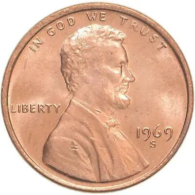 $2.16 • Buy 1969 S Lincoln Memorial Cent BU Penny US Coin
